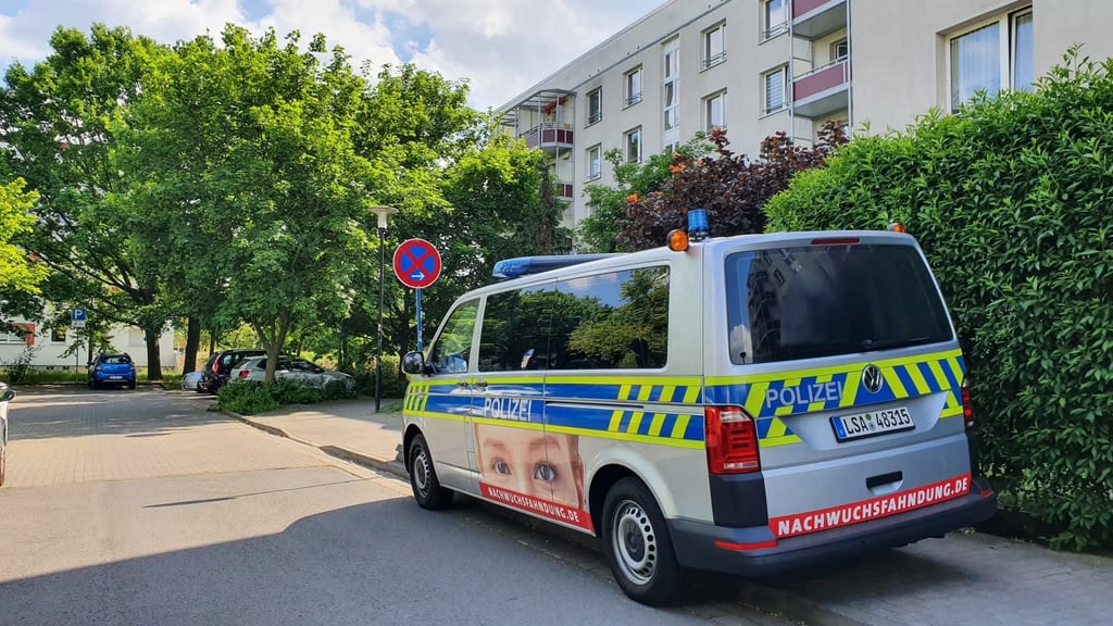 Die Polizei war nach dem Zwischenfall vor Ort, um Spuren zu sichern.