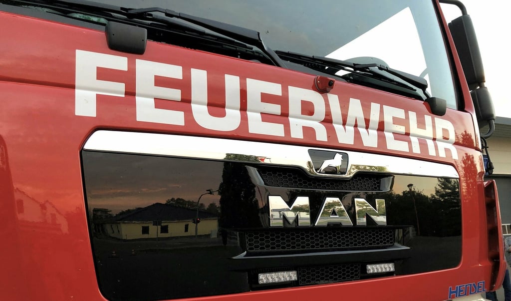 Ein Feuerwehrauto im Saalekreis