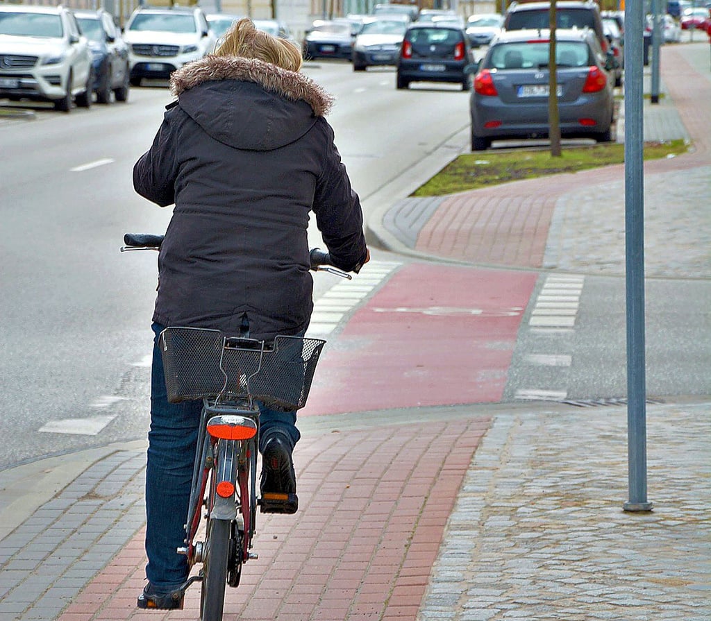 Für Fahrradfahrer hat sich in Stendal einiges getan, wie hier mit dem Ausbau der Bahnhofsstraße. Doch zu wenig, meinen Experten.