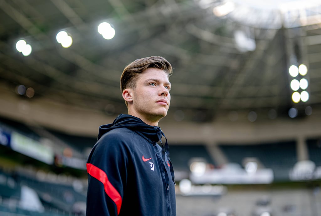 Sidney Raebiger ist sich unsicher, ob RB Leipzig ihm Entwicklung bietet.