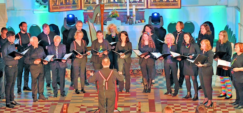 Der Oebisfelder Chor All'Cantara Konzert hat nach zwei Jahren endlich wieder ein Jahreskonzert in der Katharinenkirche gegeben.
