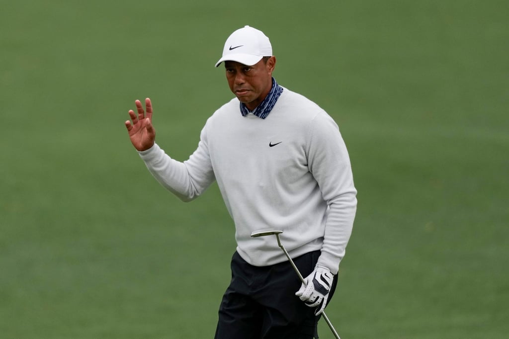 Von den Fans gefeiert, obwohl er am dritten Tag mit 78 Schlägen die schlechteste Masters-Runde seiner Karriere spielte: Tiger Woods.