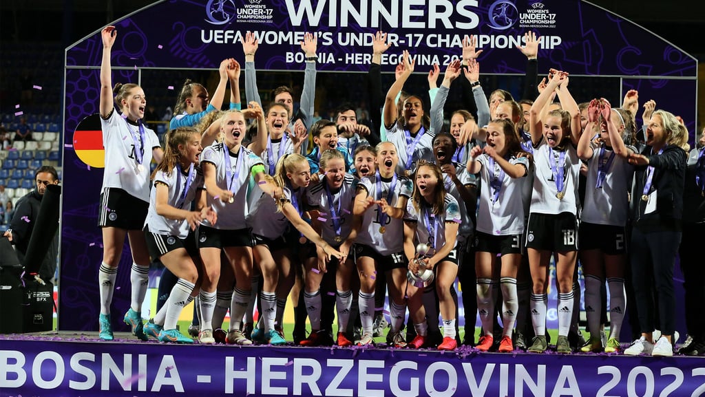 Die deutsche U17 ist mit Eve Böttcher Europameister geworden.