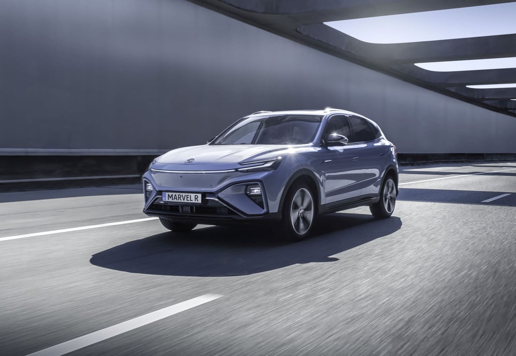 Modernes Design, sportliche Performance: Mit dem Marvel R will sich MG einen Platz in der elektrischen Mittelklasse sichern.