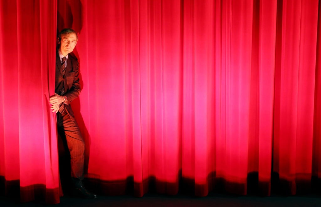 Lars Henrik Gass, Festivalleister der Oberhausener Kurzfilmtage, im Lichtburg-Kino.