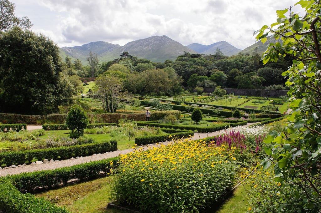 Im Garten von Kylemore Abbey wachsen nur Pflanzen, wie schon im Viktorianischen Zeitalter.