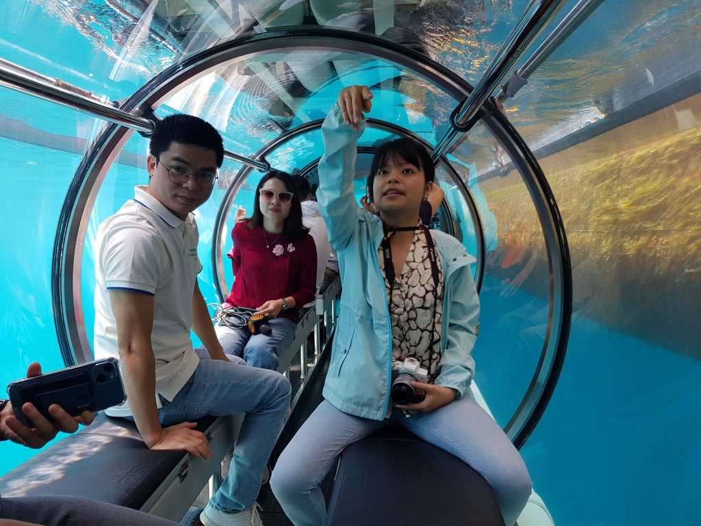 Die „DeepView24“ taucht in die Unterwasserwelt vor der Küste des vietnamesischen Badeortes Nha Trang ab.