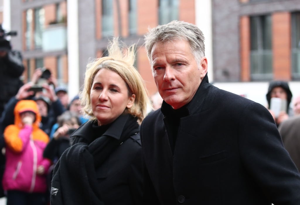Jörg Pilawa und seine Frau Irina bei der Trauerfeier für den Schauspieler J. Fedder. Das Paar hat sich getrennt.
