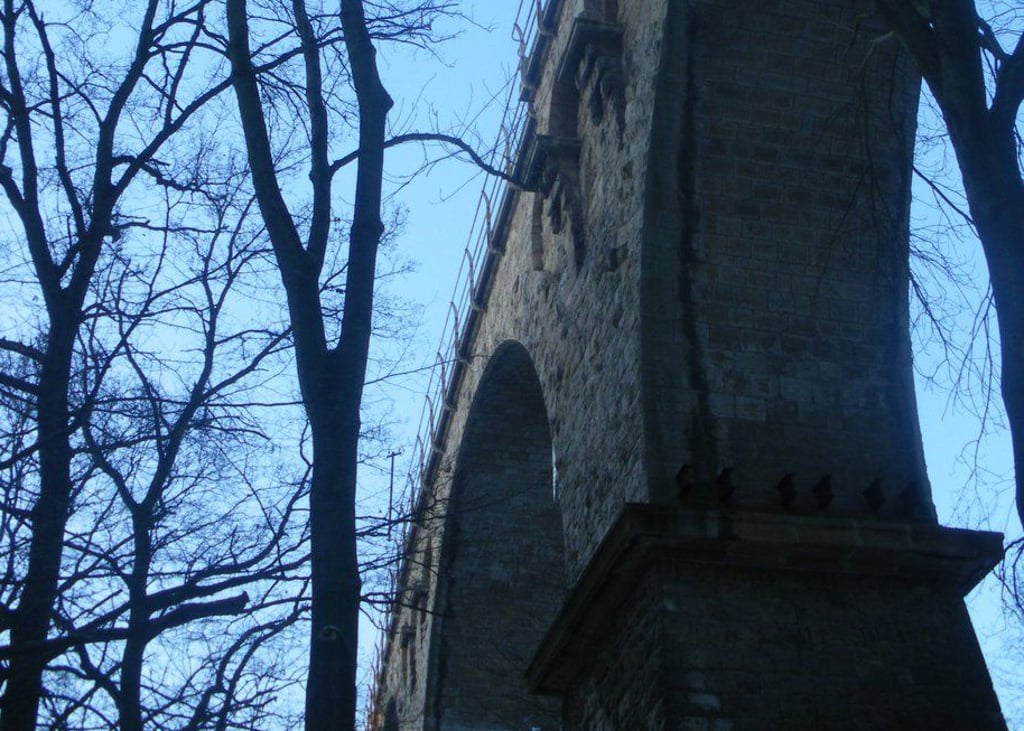 Schnecktalbrücke bei Saubach