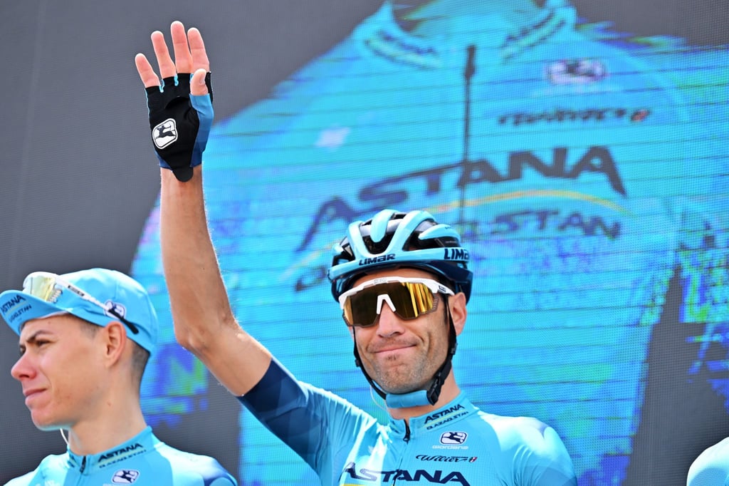 Hat das Ende seiner Radsportkarriere angekündigt: Vincenzo Nibali vor der 4. Giro-Etappe.
