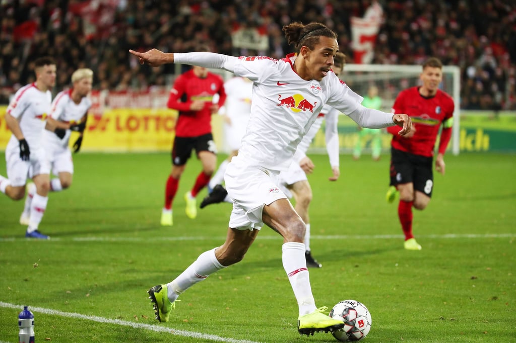 Beim SC Freiburg spielte RB bereits ganz in weiß.