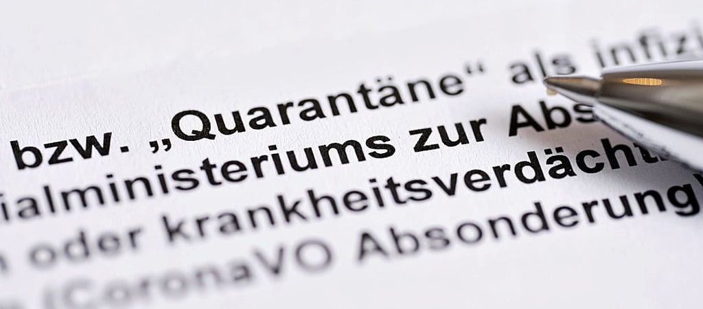 Quarantänebescheide wie diesen gibt es im Landkreis Börde neuerdings nicht mehr.