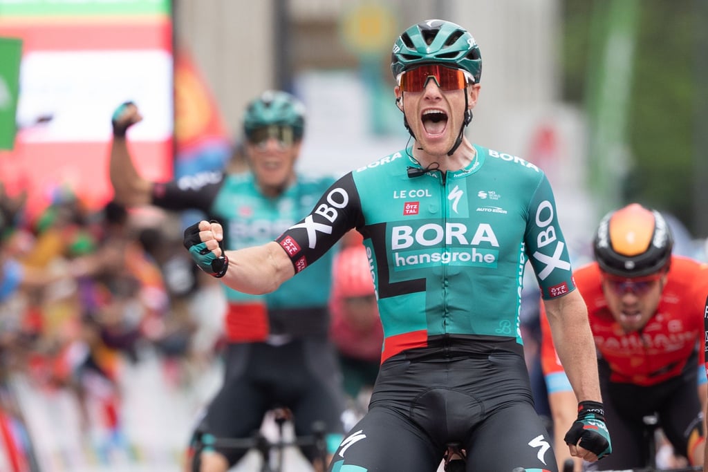 Sam Bennett siegte in Frankfurt im Massensprint.