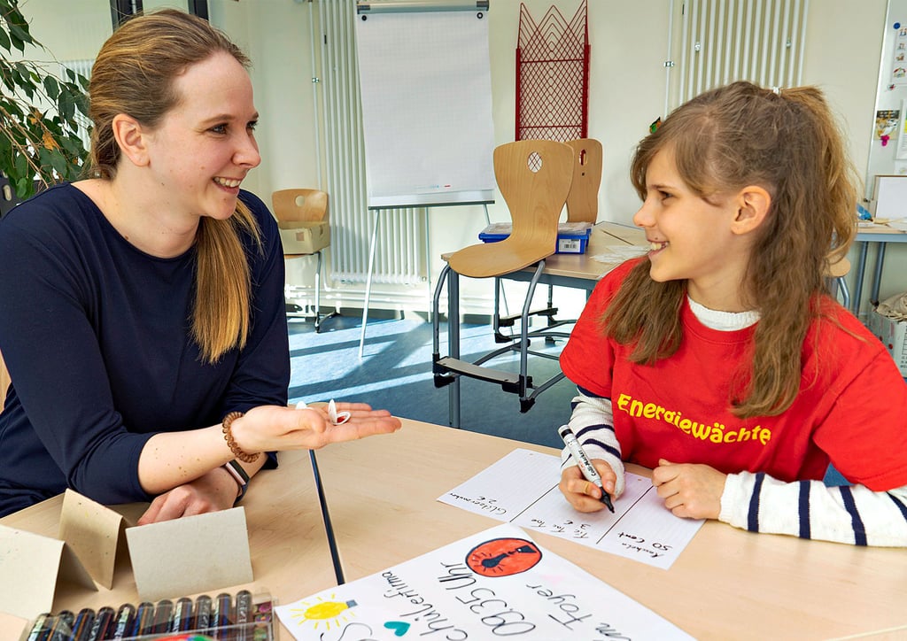 Schulsozialarbeiterin Anika Wilke ist Ansprechpartnerin für 114 Mädchen und Jungen der Grundschule „Am Heiderand" in Samswegen sowie für Eltern und Lehrer.