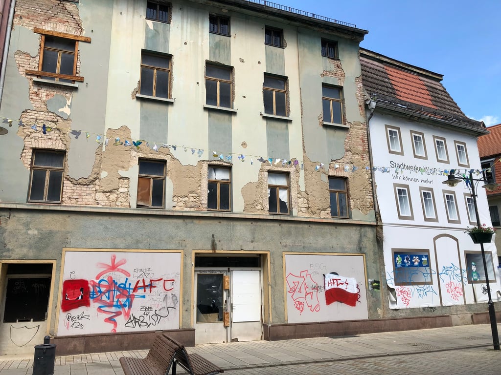 Hier in der Jüdenstraße in Weißenfels sollte ein Lebensmittelmarkt einziehen.