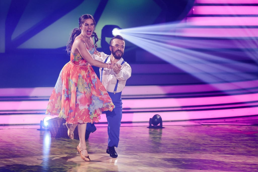 Sportler Mathias Mester und seine Tanzpartnerin Renata Lusin bei „Let's Dance“.