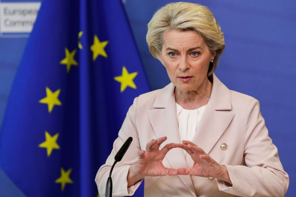 EU-Kommissionspräsidentin Ursula von der Leyen in Brüssel.