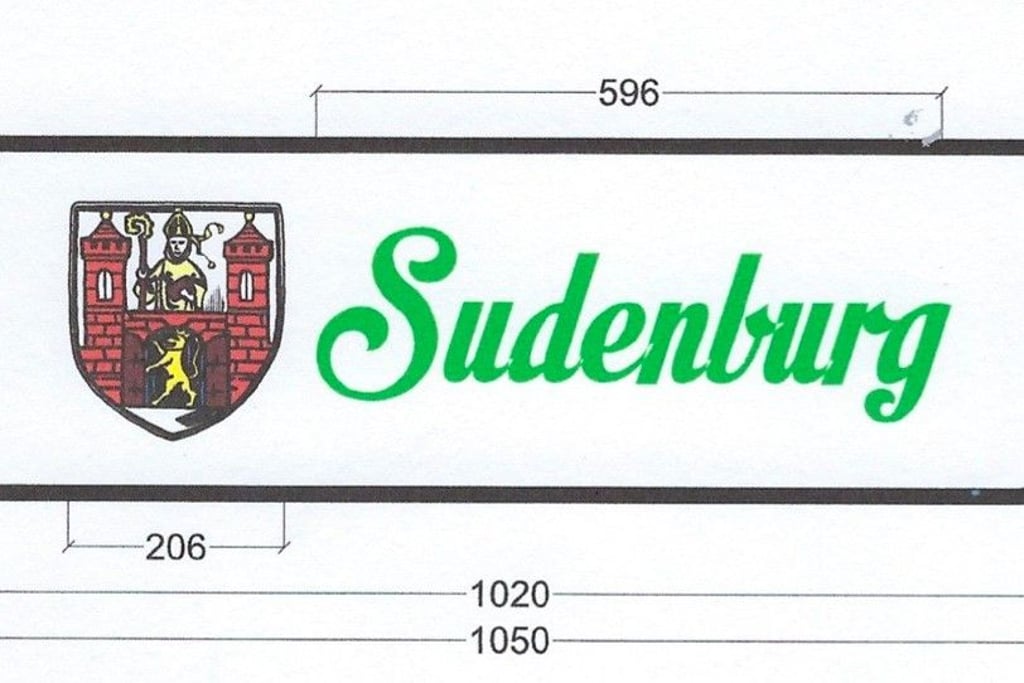 Der Entwurf für die Sudenburger-Stadtteilschilder.
