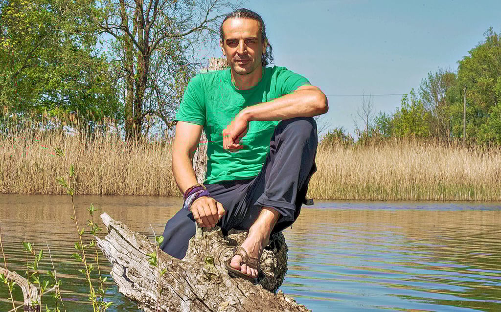 Jörg Engler, der neue Leiter des BUND in Dessau-Roßlau am Kühnauer See. Einer der Orte für dessen Schutz sich der BUND einsetzt.