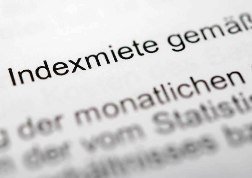 Bei einem Indexmietvertrag verändert sich die Ausgangsmiete mit steigendem oder fallendem Verbraucherpreisindex.