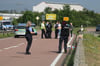 Polizeieinsatz in der Weststraße von Halle: Noch wird ermittelt, was sich dort am Dienstag genau abgespielt hat.