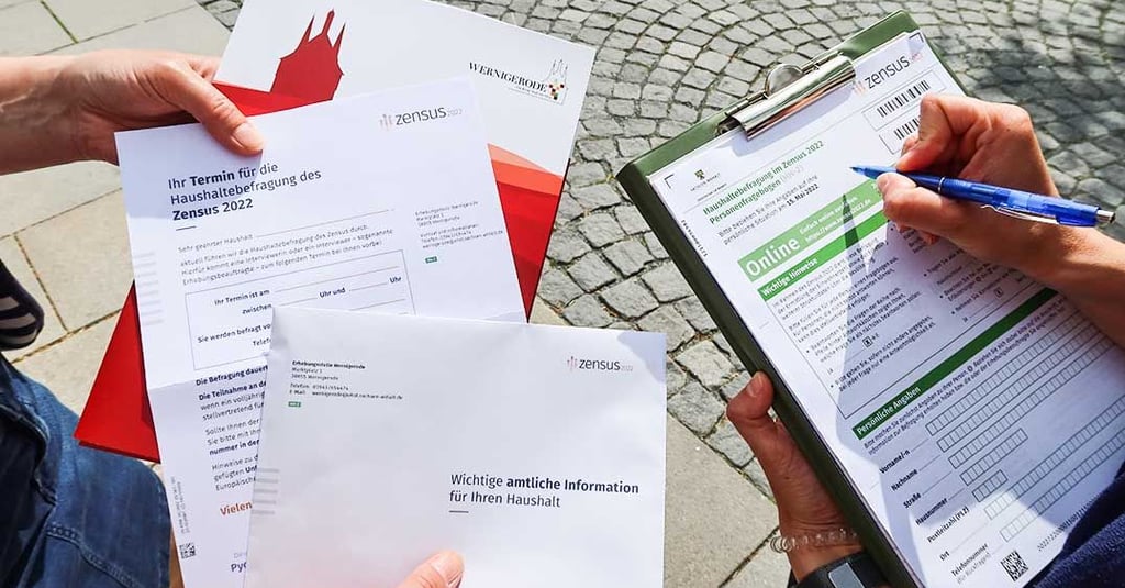 Der Zensus 2022 ist in Wernigerode gestartet.