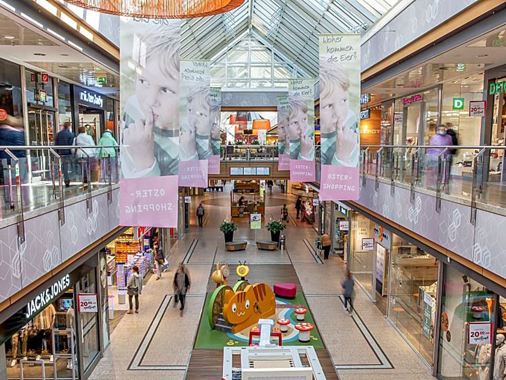 Blick in das Rathauscenter