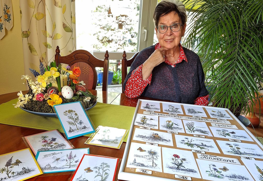 Viele, viele Stunden stand für Christine Kowalkowski nur das Zeichnen im Vordergrund. Für ihr Projekt einer besonderen Reise entlang des Havelradweges sind 26 Motive entstanden, die sie ab 18. Mai in einer Ausstellung in Rathenow zeigt.