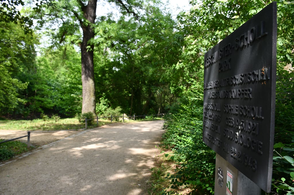 Im Geschwister-Scholl-Park in Magdeburg soll ein Denkmal für die beiden Namensgeber errichtet werden.