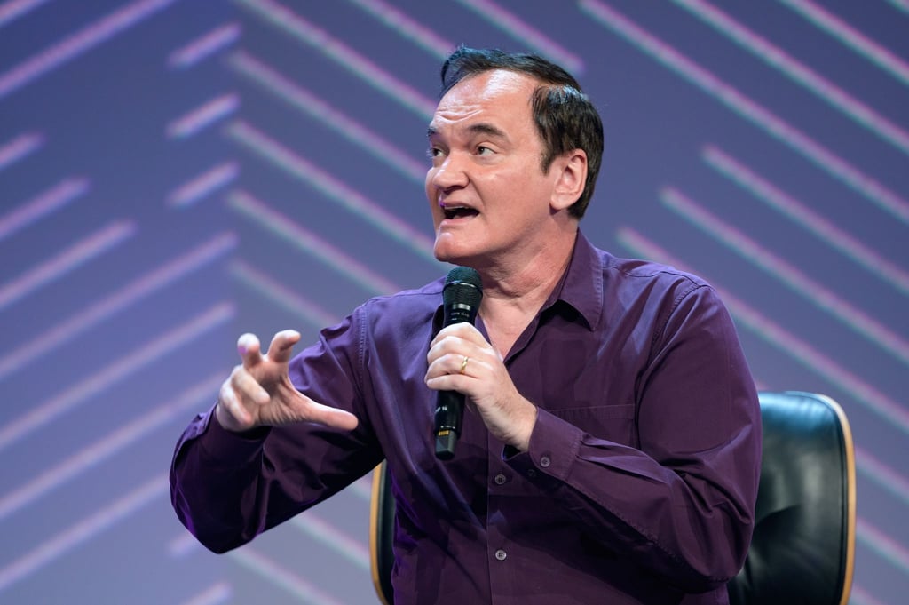 Quentin Tarantino auf dem Digital-Festival OMR in Hamburg.