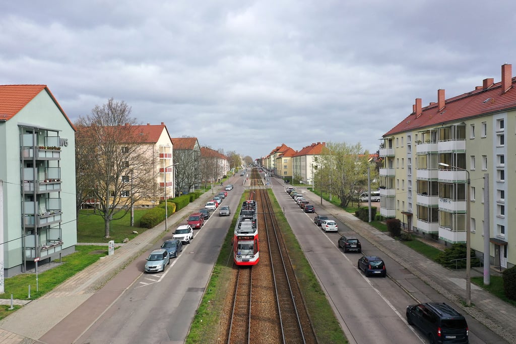 Die Elsa-Brändström-Straße, hier der südliche Abschnitt, soll ab 2025 im Rahmen des Stadtbahnprogramms saniert werden.