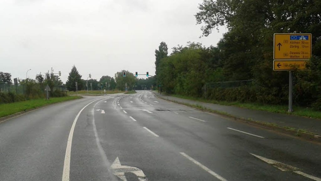 Die Säurekreuzung in Bitterfeld