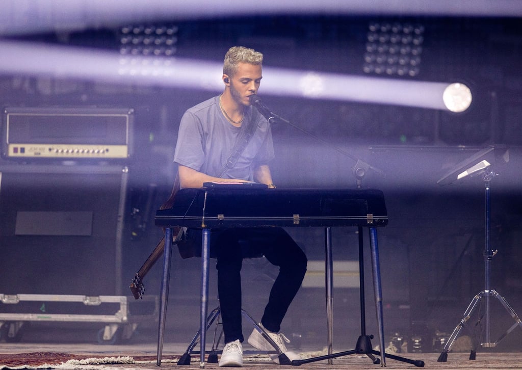 Malik Harris bei einer Probe für den Eurovision Song Contest (ESC).