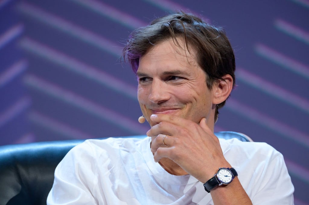 Schauspieler Ashton Kutcher beim Digital-Festival OMR in Hamburg.
