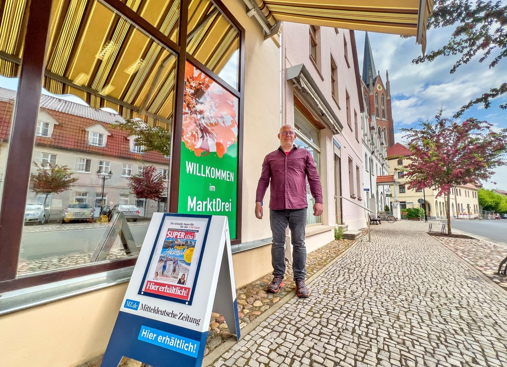 Anfang Mai hat Sven Selling offiziell das Kemberger Schreibwarengeschäft „Markt Drei“ am Marktplatz übernommen.