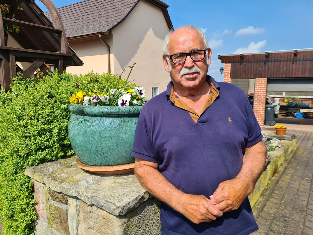 Otto Weber möchte Bürgermeister von Barnstädt bleiben.