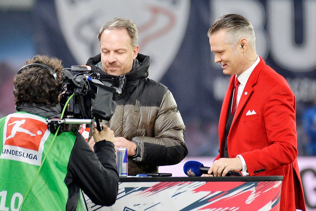 Alexander Zorniger bei einem Besuch in der Red Bull Arena.