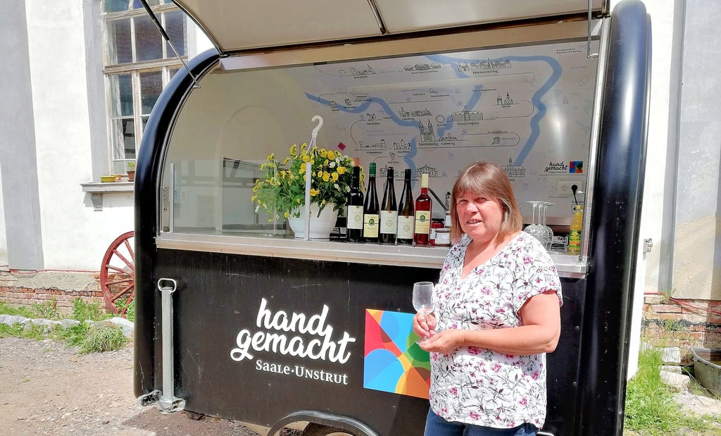 Andrea Hilser hat Hof Göbitz Leben eingehaucht. Ihre Produkte vermarktet sie unter dem Lable „Handgemacht Saale.Unstrut“ an.