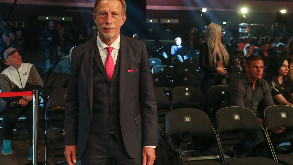 Ex-Bundesligatrainer Christoph Daum bei einem Box-Event.