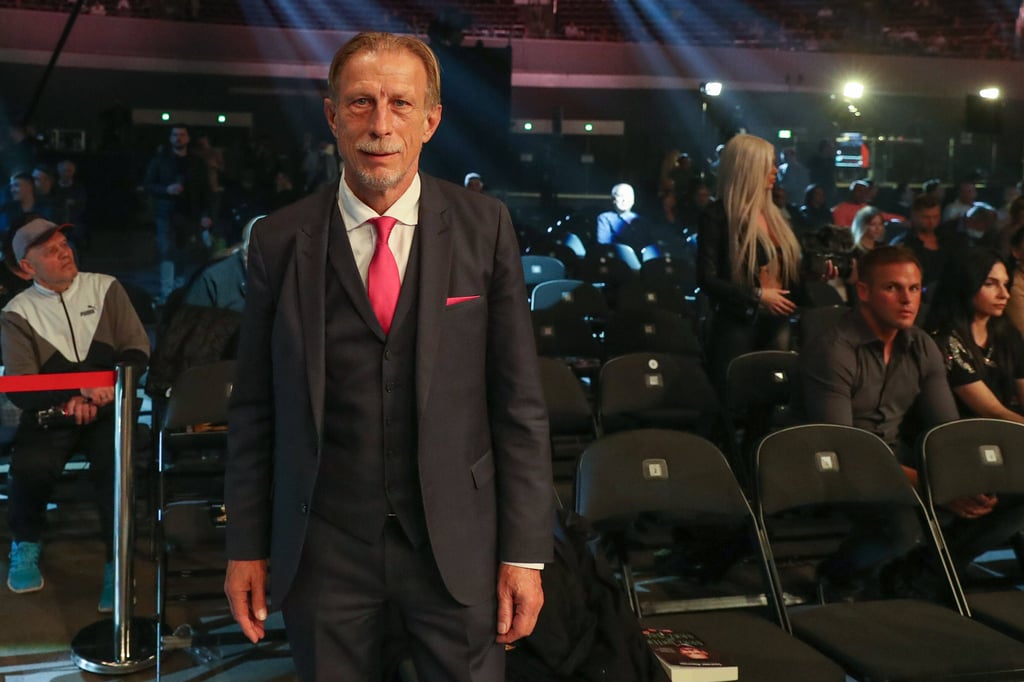 Ex-Bundesligatrainer Christoph Daum bei einem Box-Event.