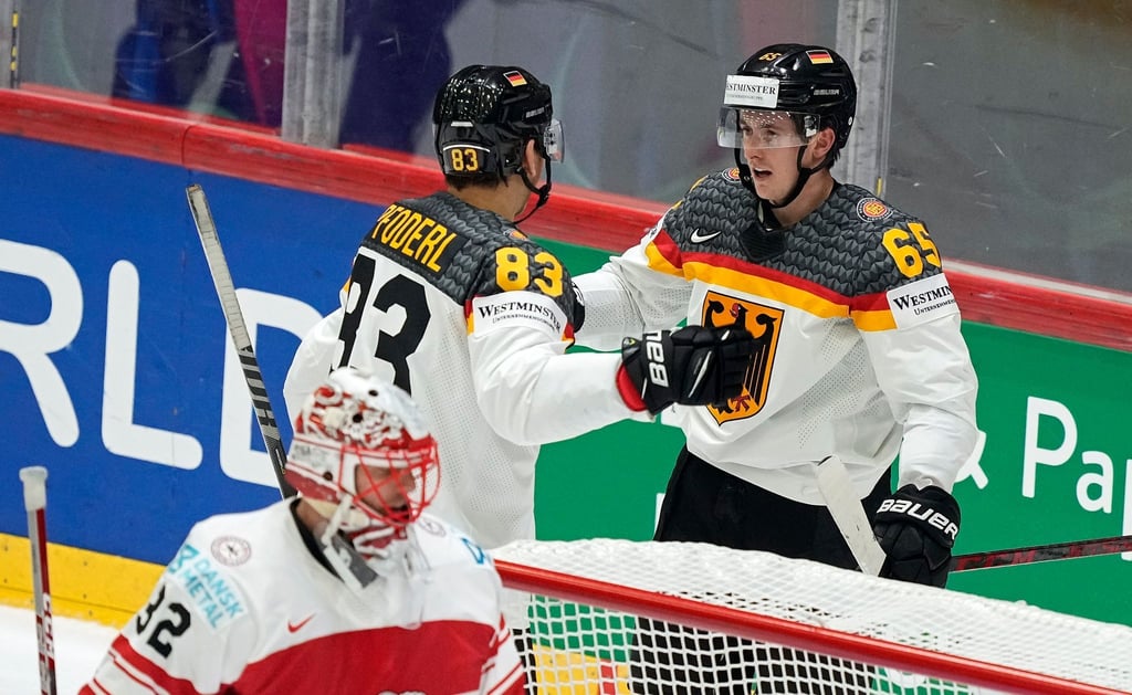 Deutschland steht bei der Eishockey-WM im Viertelfinale.