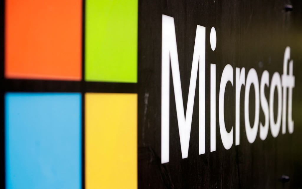Das Microsoft-Firmenlogo: Das Unternehmen geht auf europäische Cloud-Anbieter zu.