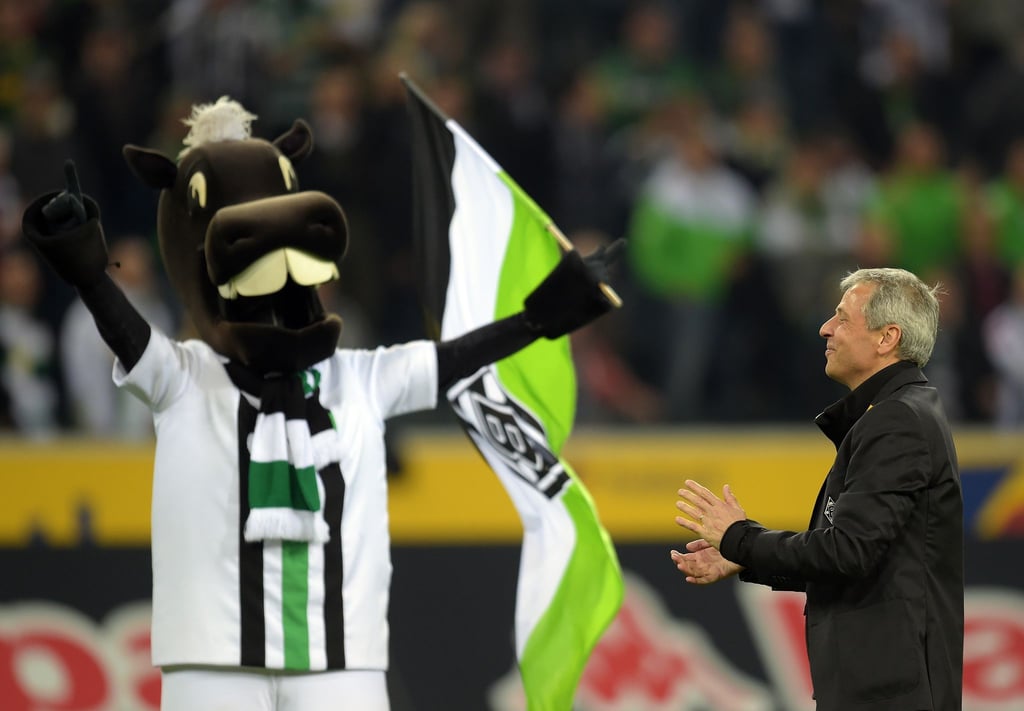Trainer Lucien Favre führte die Gladbacher von 2011 bis 2015 vom Fast-Abstieg bis nach Europa.