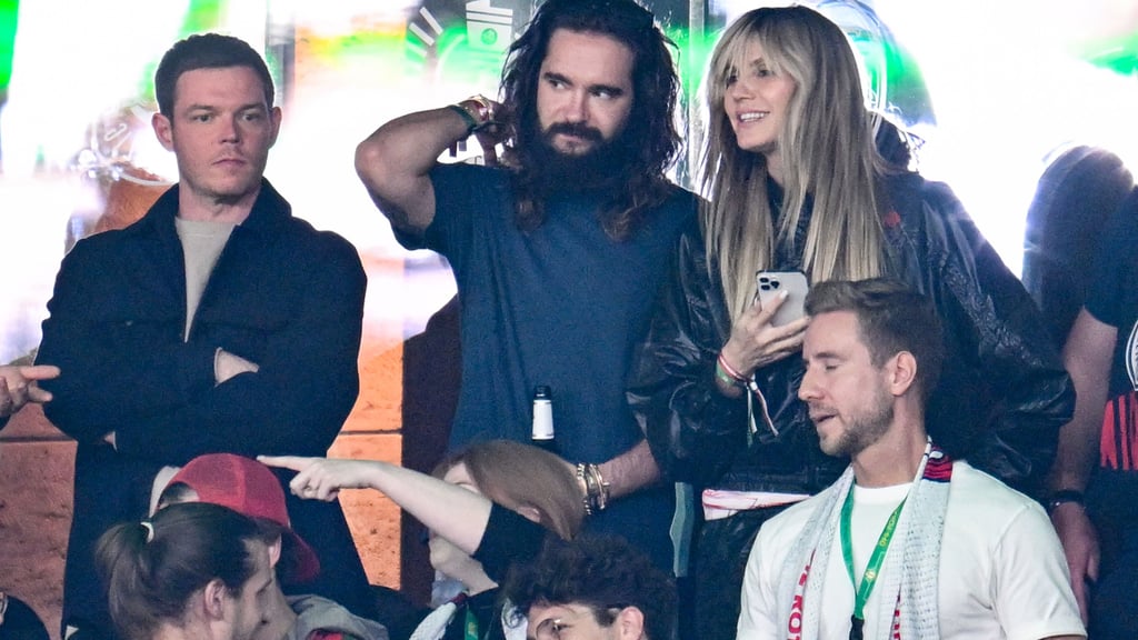 TV-Star Heidi Klum (l.) neben Ehemann Tom Kaulitz.