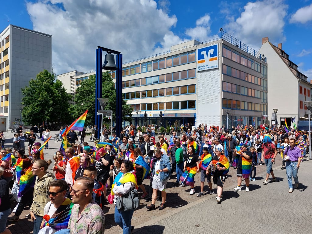Regenbogenfarben waren vorherrschend.