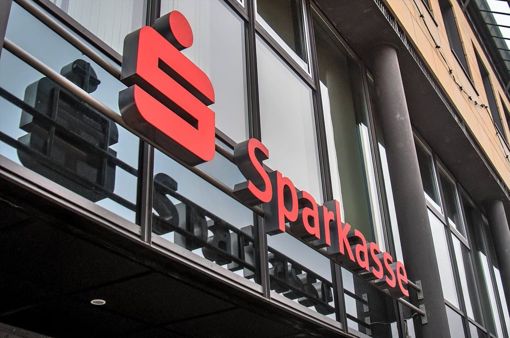 Die Sparkassenfiliale in Merseburg