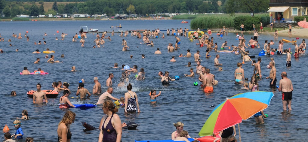 Der Barleber See nördlich von Magdeburg gehört zu den beliebtesten Badegewässern in Sachsen-Anhalt.