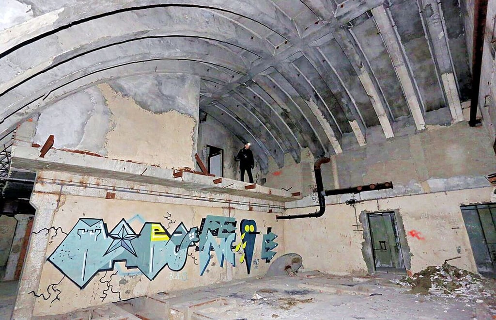 Der frühere Bunker in Klobikau