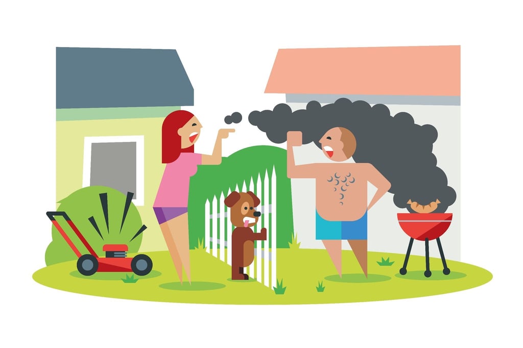Wenn der rauchende Grill oder der laute Rasenmäher zum Ärgernis werden, sollten Nachbarn Ruhe bewahren. Mit wenigen Schritten lassen sich Konflikte lösen oder gar vermeiden.