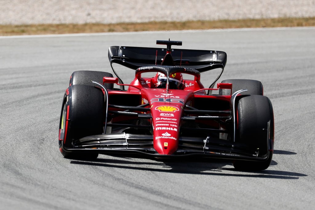 Charles Leclerc vom Team Ferrari ist in Spanien vorzeitig ausgeschieden.